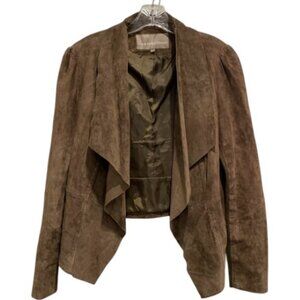 Bod and Christensen brown suede leather jacket size L